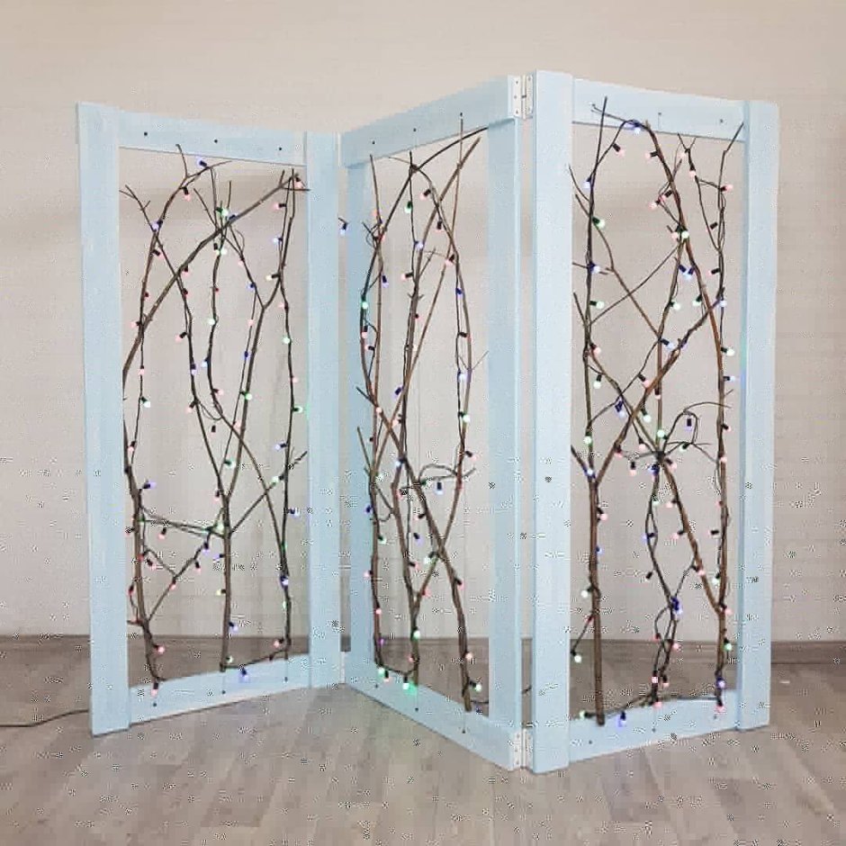 Декорирование ширмы