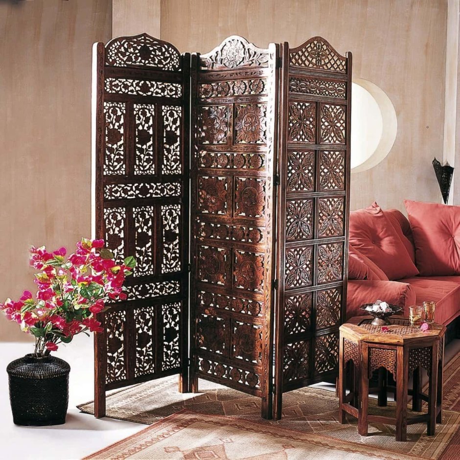 Ширма в интерьере