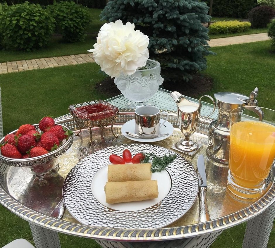 Сервировка завтрака