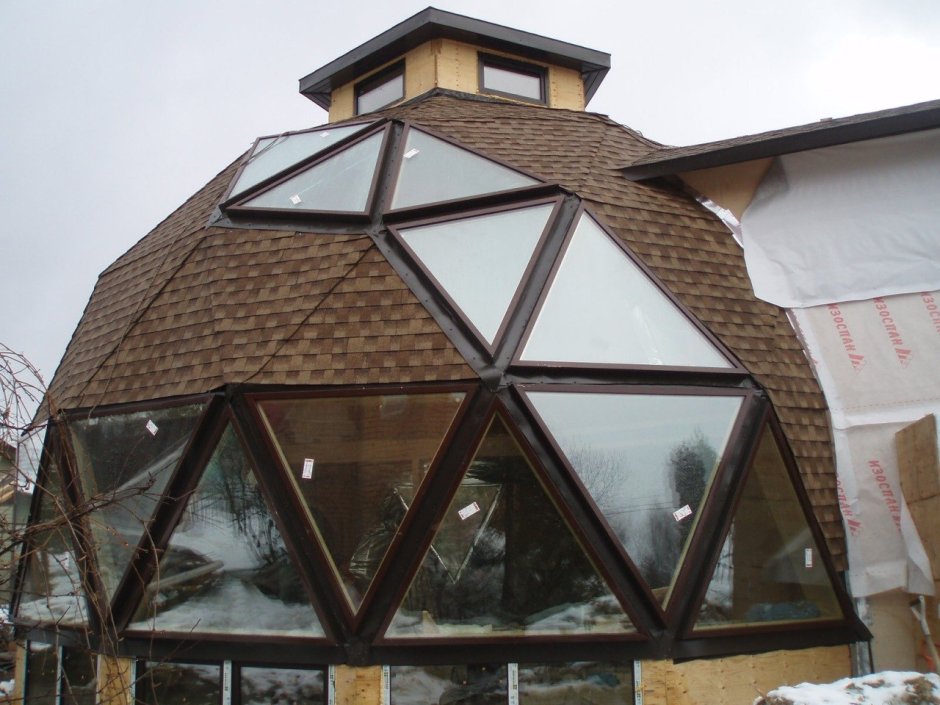 Структурное остекление геокупол