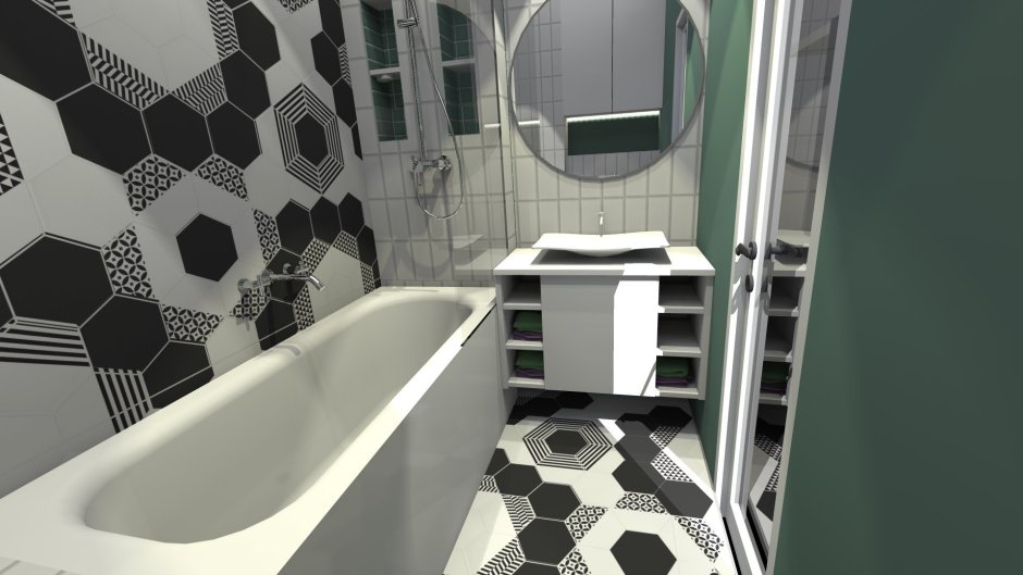 Плитка Hexagon Aster