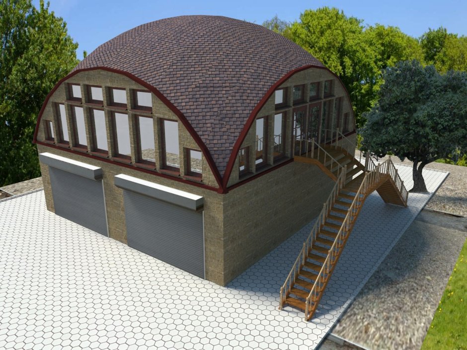 Круглая крыша