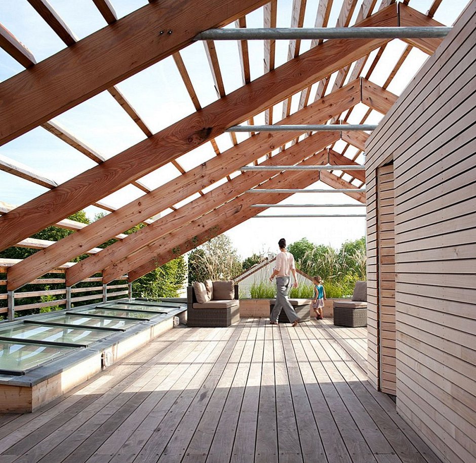 Крыша веранды