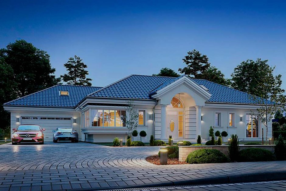 Проект Парковая вилла одноэтажный