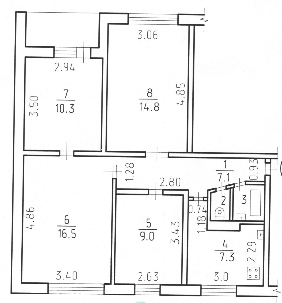 Планировка квартир 467 серии Ижевск