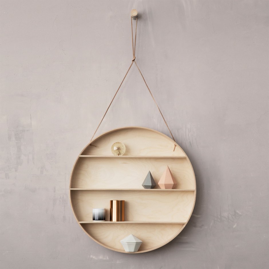 Полки круглые настенные