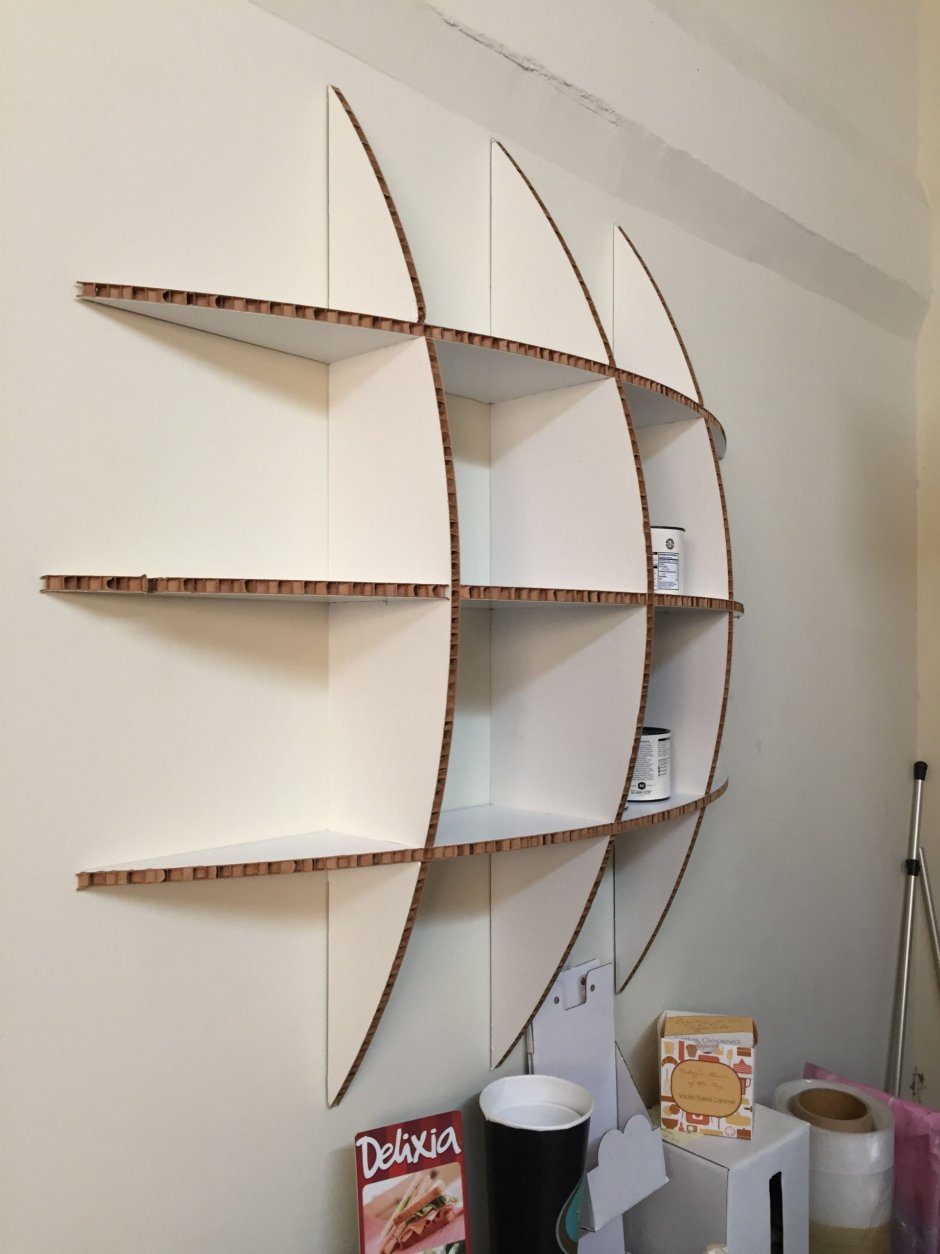 Полка из гофрокартона