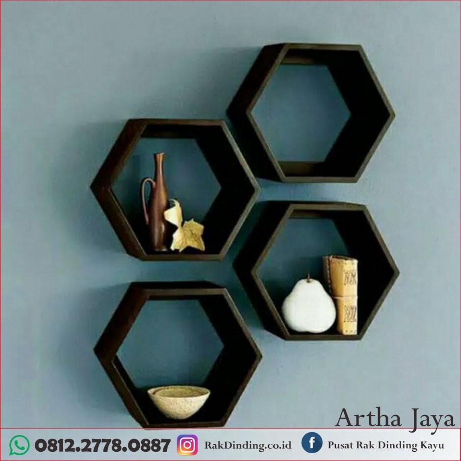 Полка в виде ромба