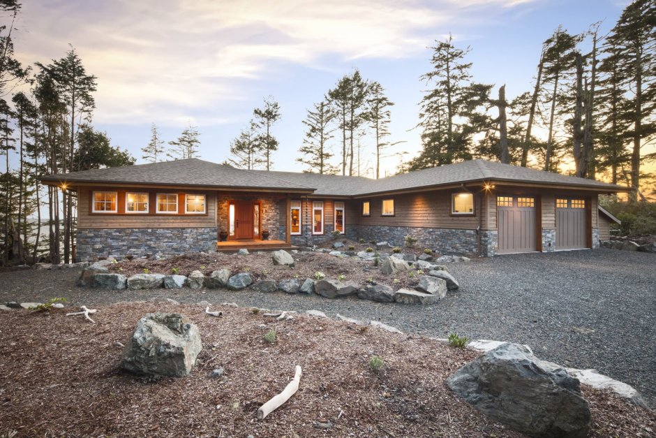 Дом Калифорния стиль ранчо