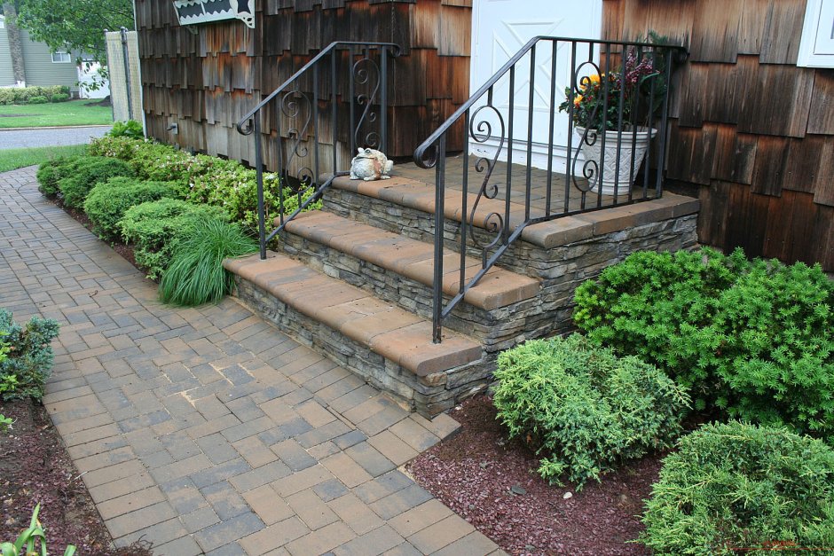 Порожки в частном доме крыльцо