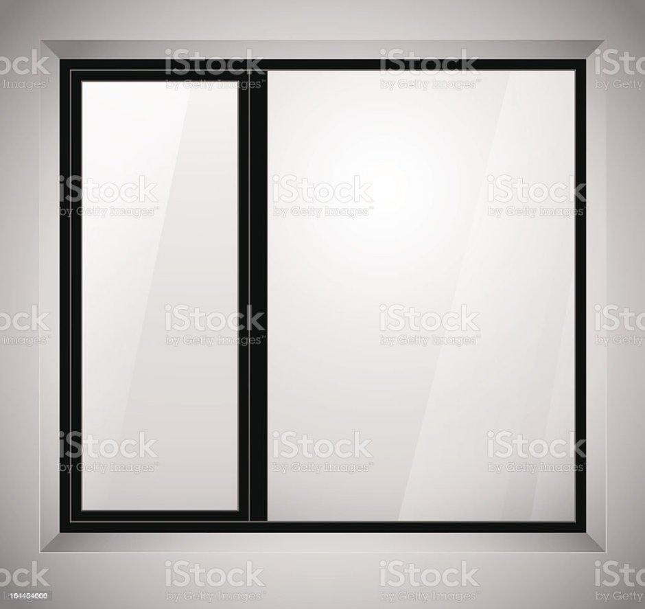 Окно в черной раме