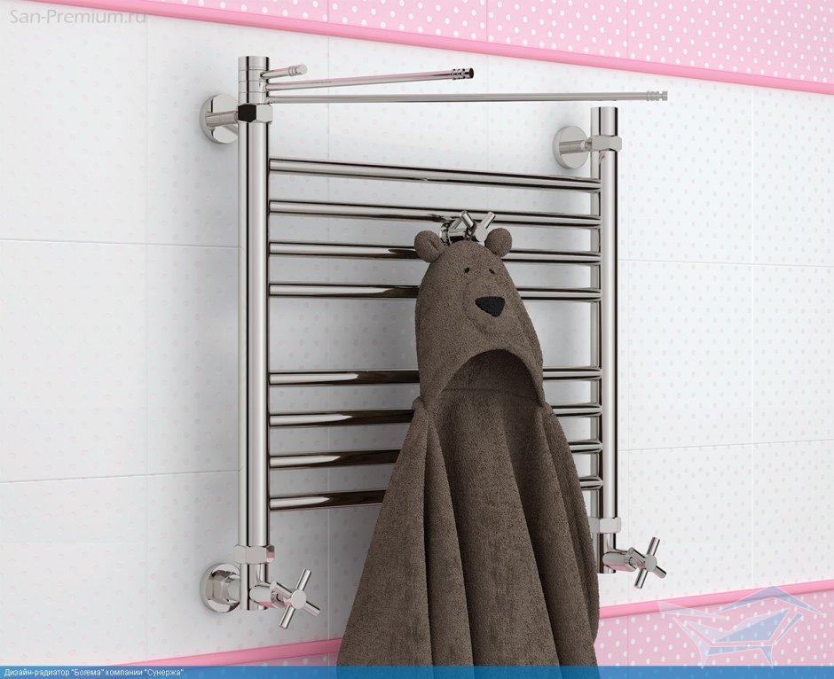 Электрический полотенцесушитель Zehnder Zeno ZNE-080-050/DD 908x500