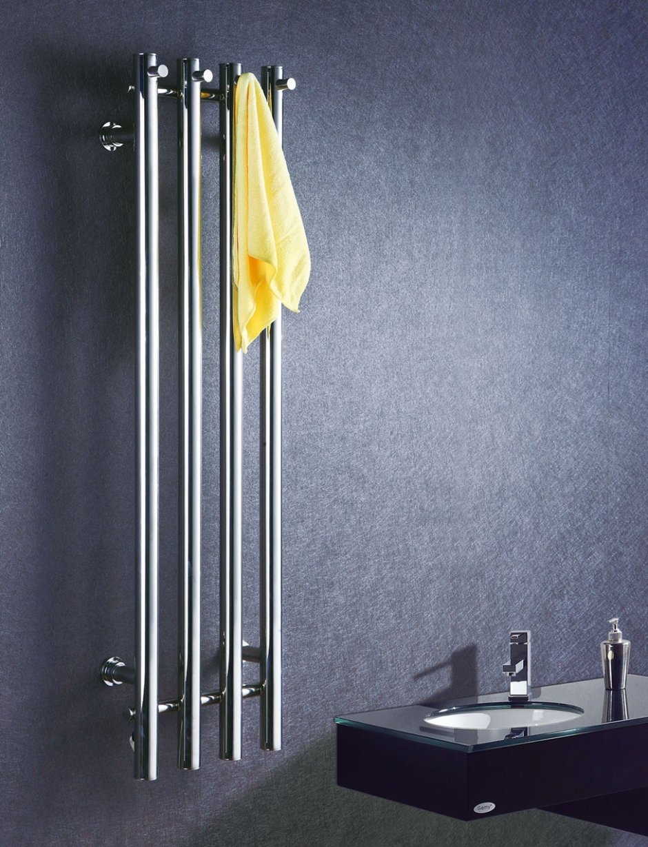 Полотенцесушитель черный хром