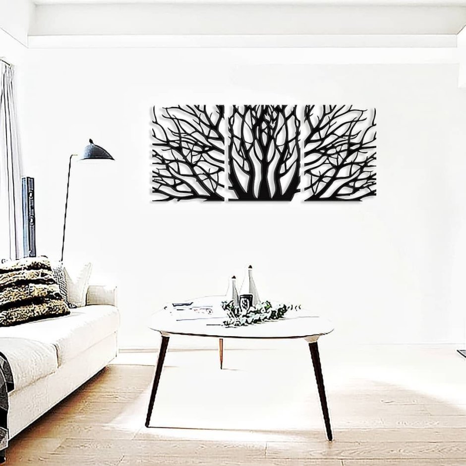 Декор стен в скандинавском стиле