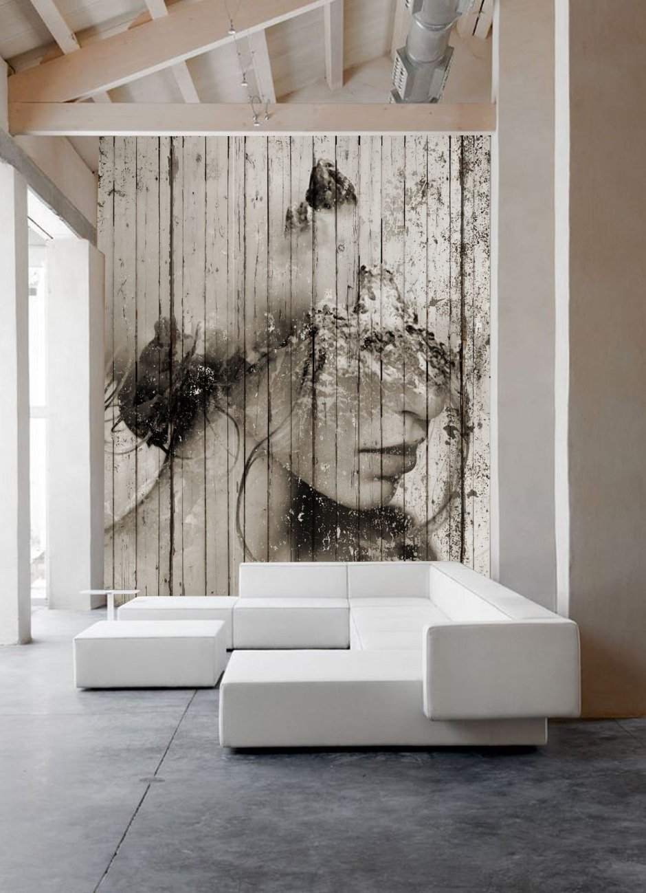 Роспись стен горы