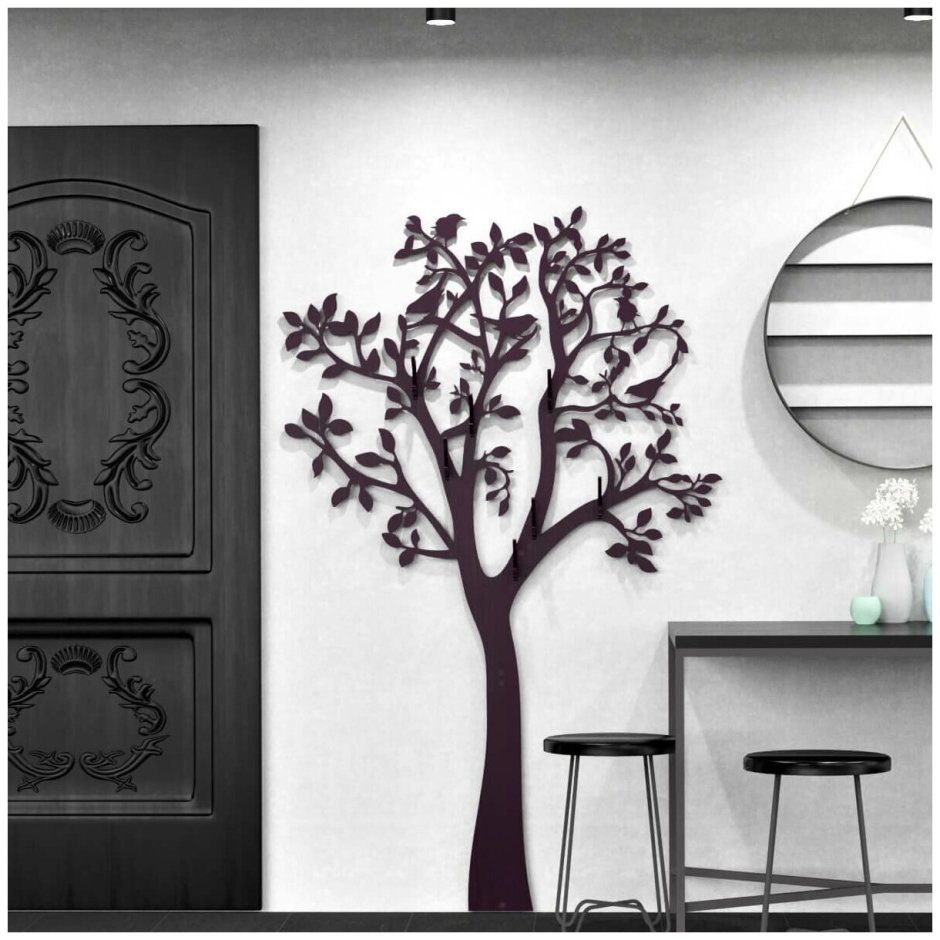 Вешалка настенная "дерево"