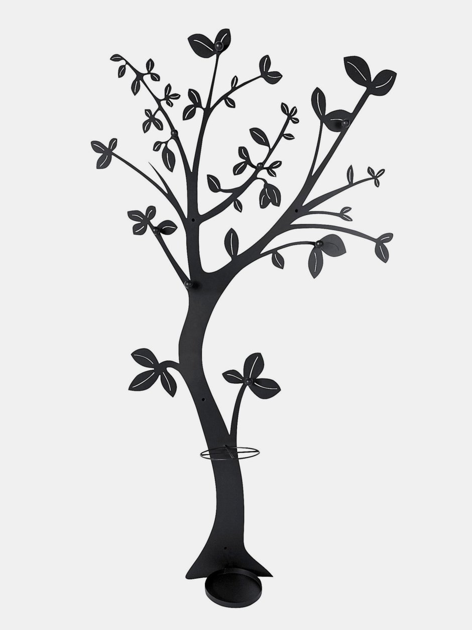 Декоративная вешалка в виде дерева