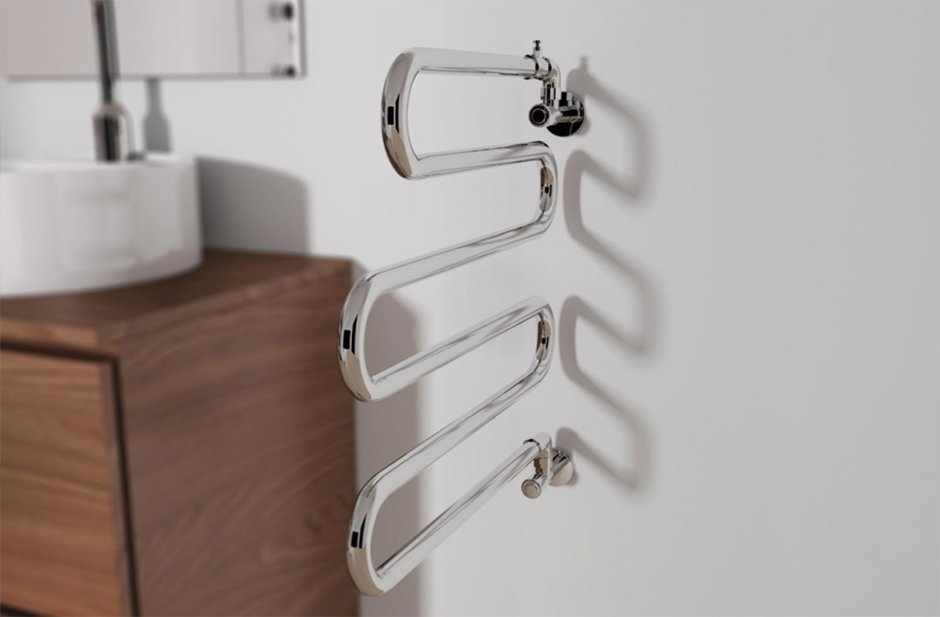 Tune VWS 1800-290 полотенцесушитель черный матовый