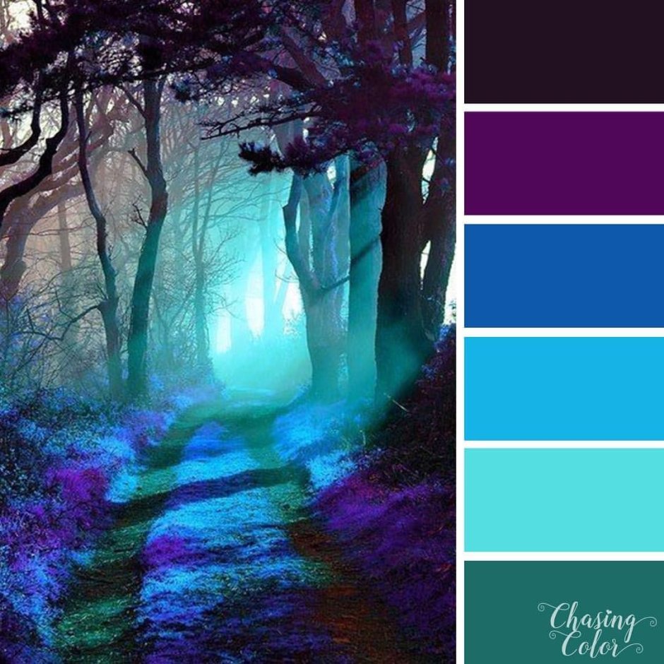 Палитра сочетания цветов