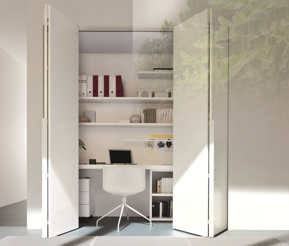 Шкаф со встроенным рабочим местом