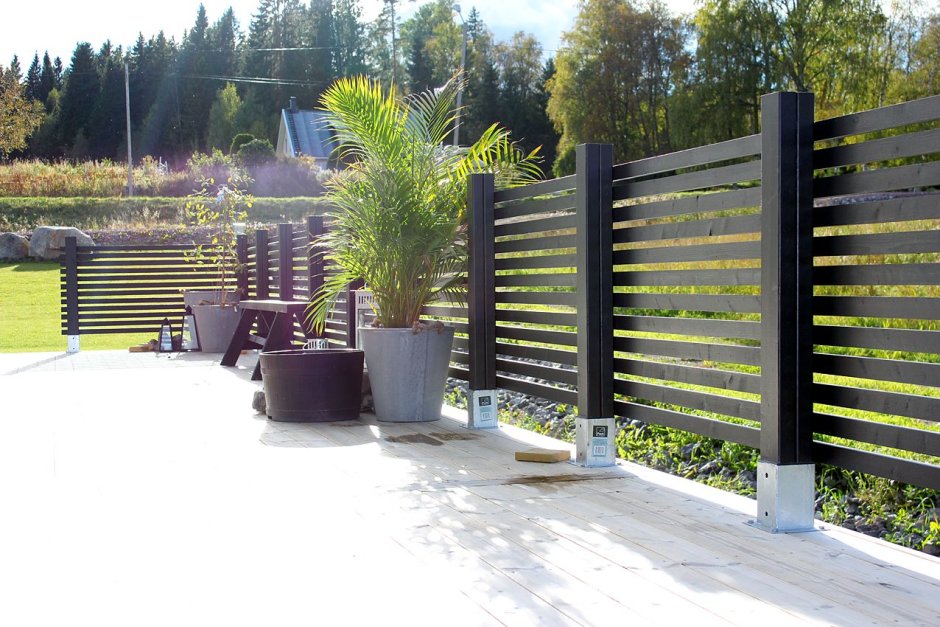 Прозрачный забор