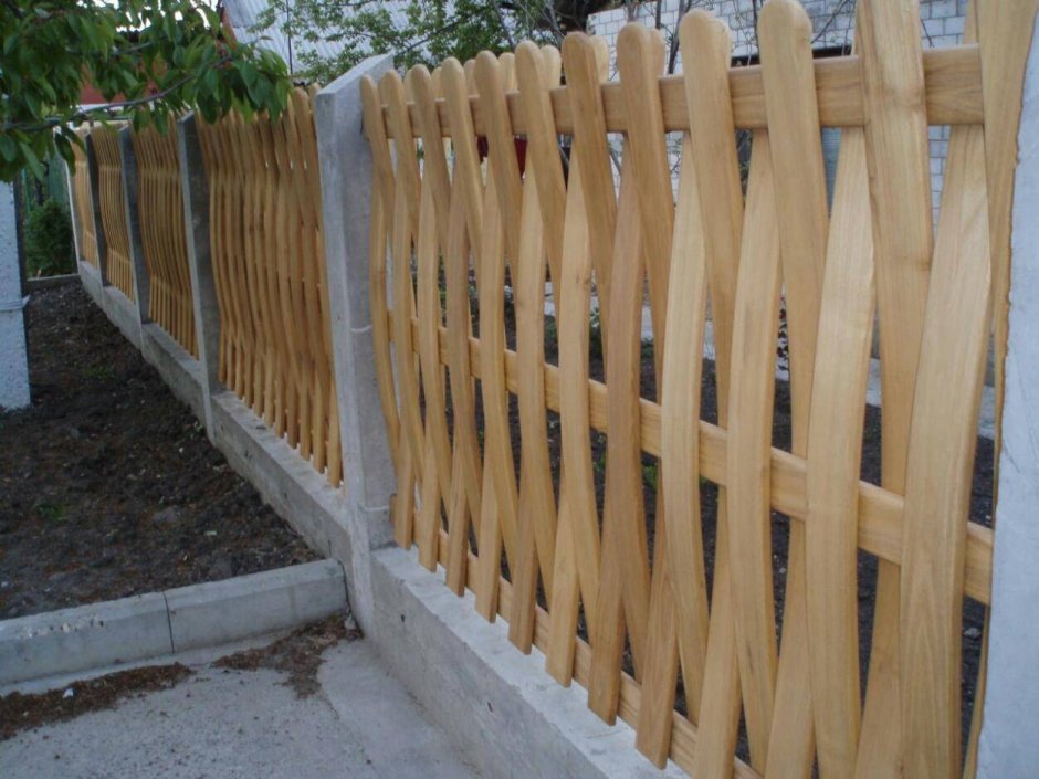 Забор Австрийская плетенк