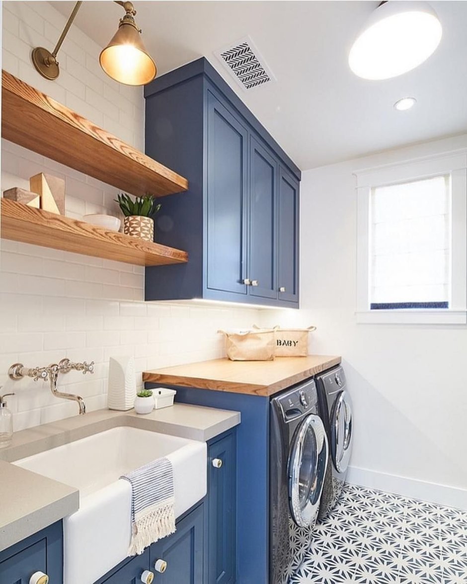 Постирочная в скандинавском стиле