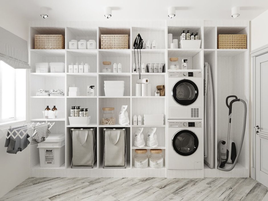 Дизайн постирочной в современном стиле
