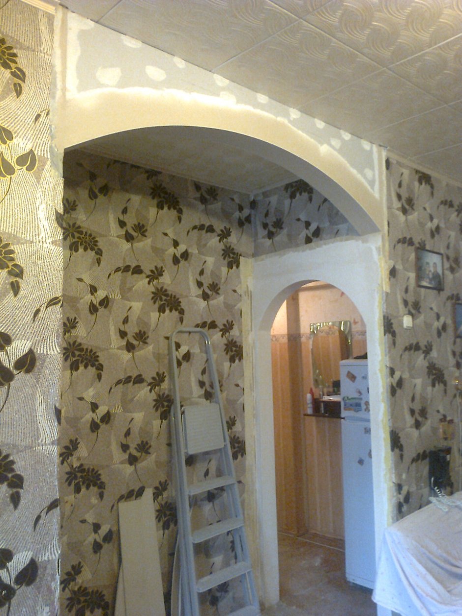 Арка из гипсокартона межкомнатная