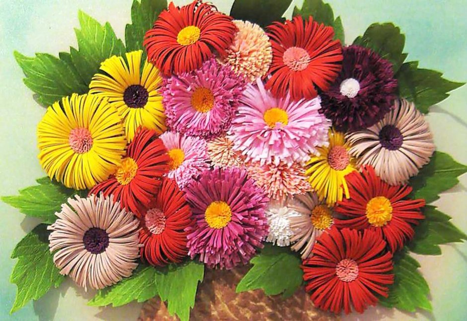 Хризантема квиллинг