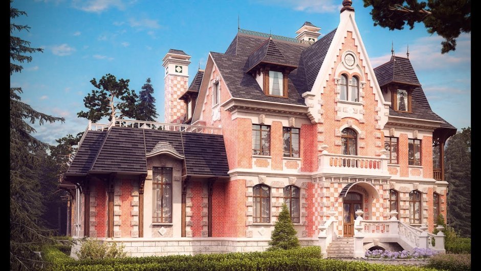 Усадьба Готика красный кирпич Москва