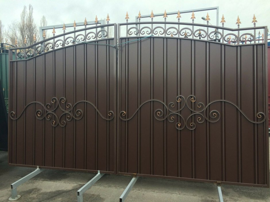 Ворота «МПА» со встроенной калиткой