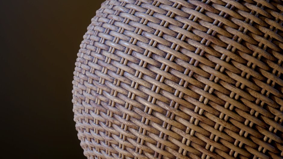 Плетеный ротанг полотно