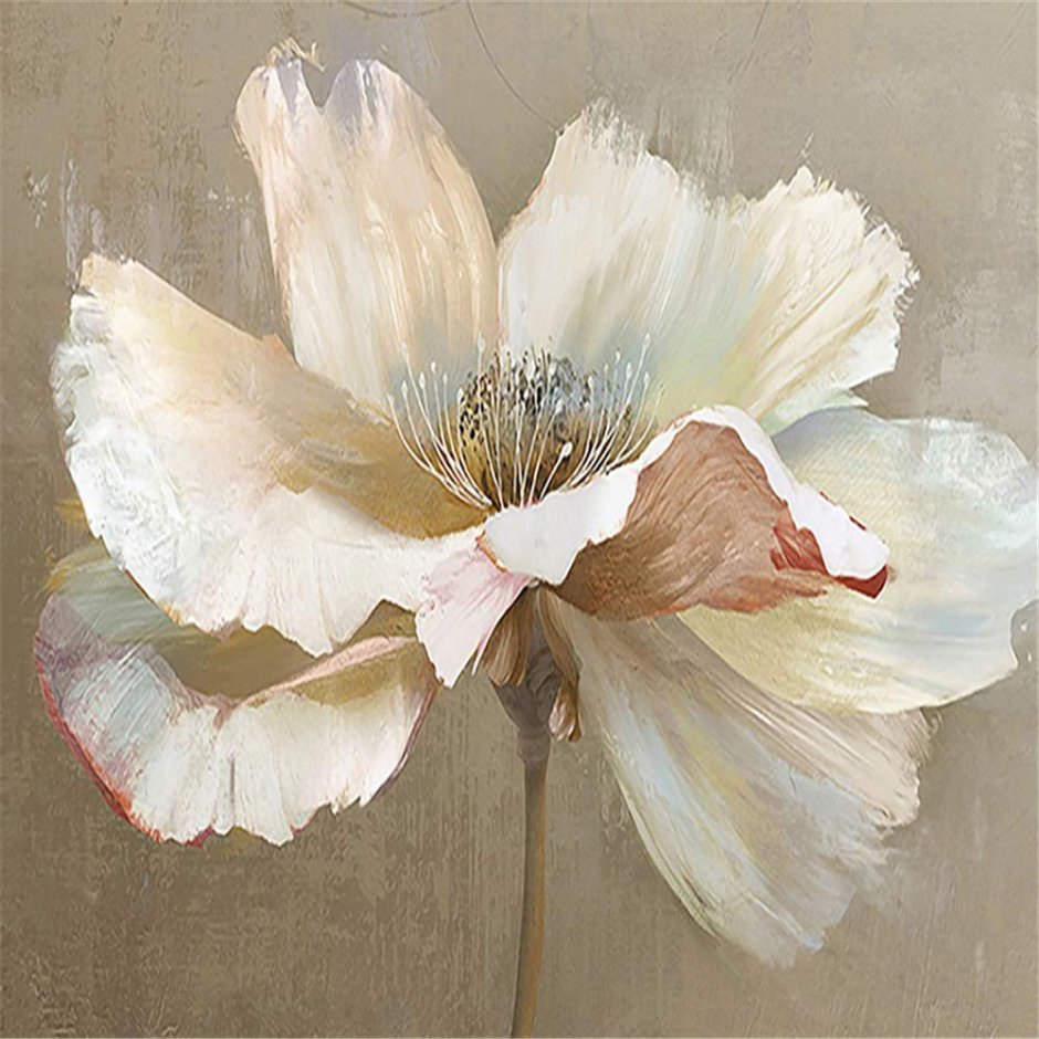 Современная интерьерная живопись цветы