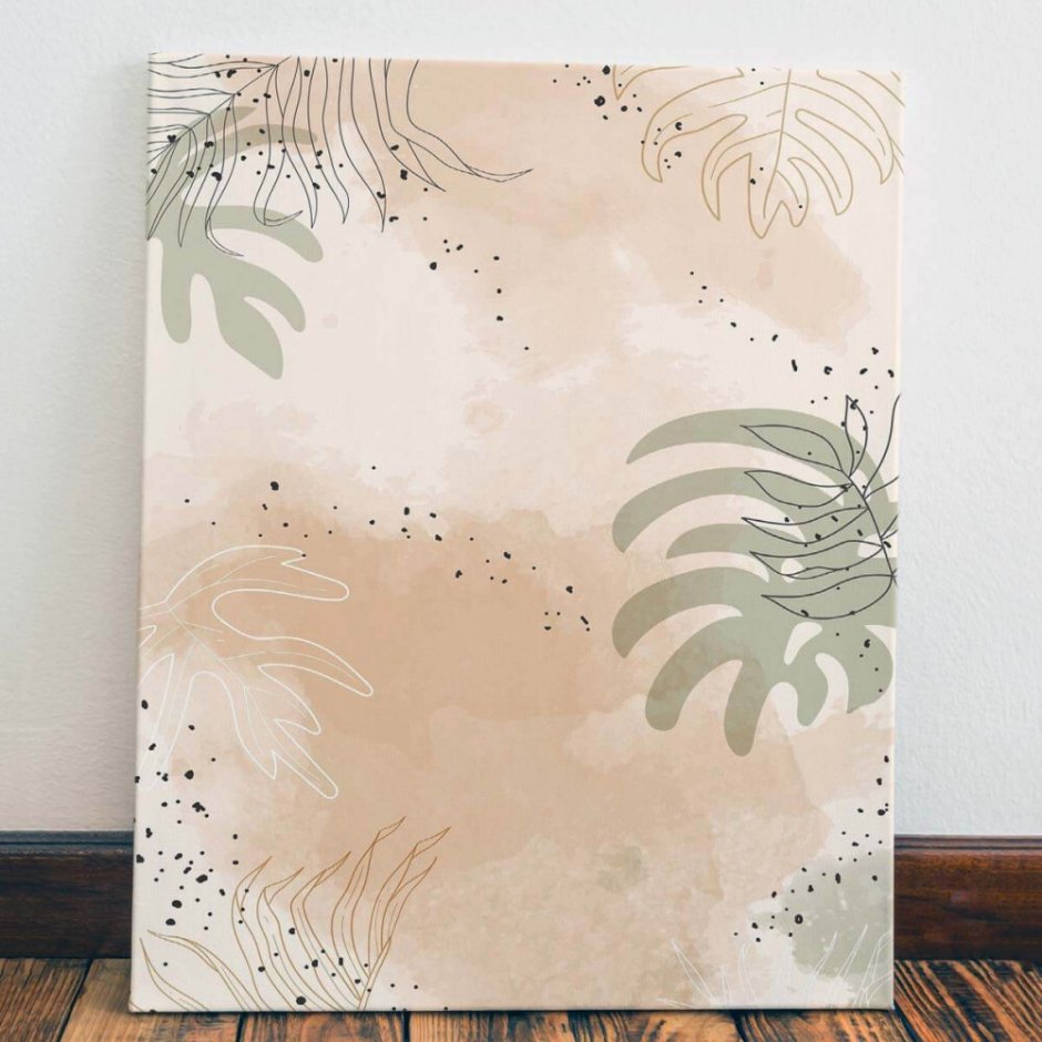 Бежевый холст