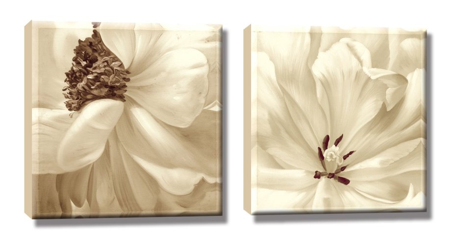 Картина абстракция в бежевых тонах