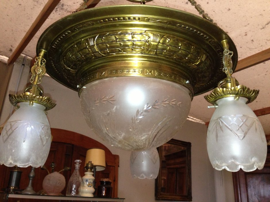 Старинные плафоны для люстр