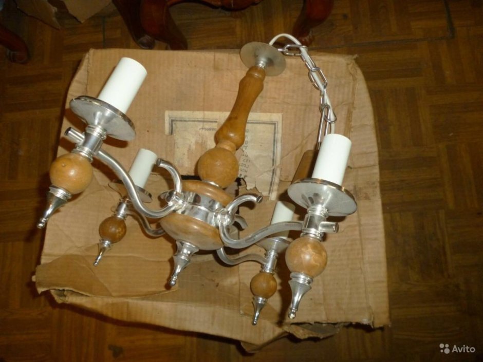 Люстры на 3 лампы СССР