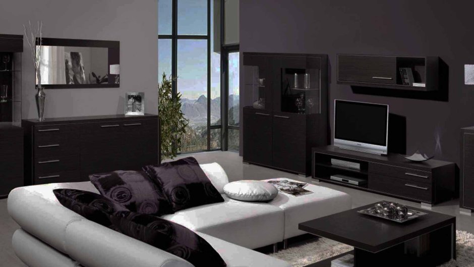 Интерьер спальни в сером цвете