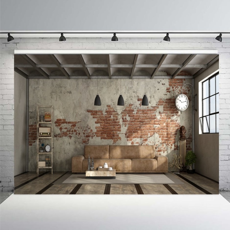 Фон для Zoom в стиле лофт