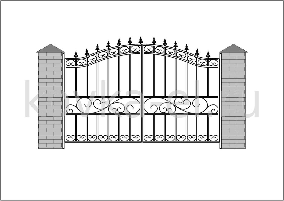 Иранская ковка Павлин