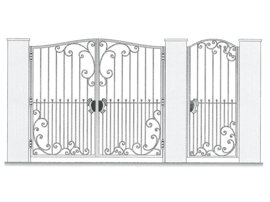 Ажурные ворота и ограды