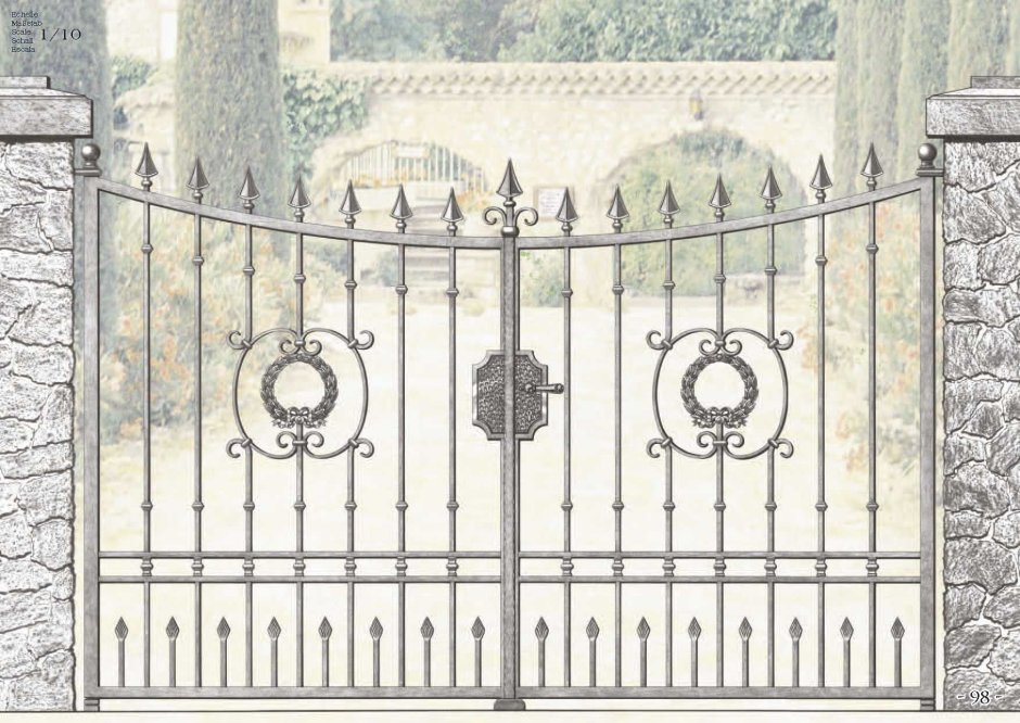 Эскизы кованых ворот
