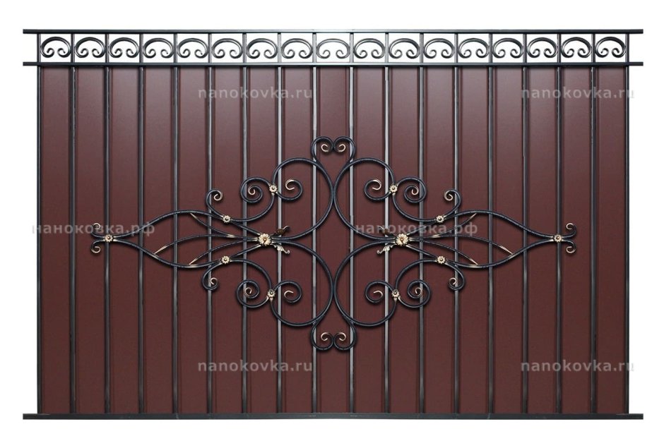Кованые узоры для ворот