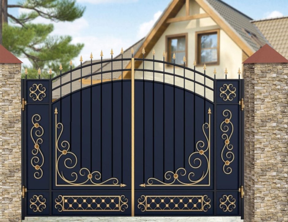 Художественная ковка заборы