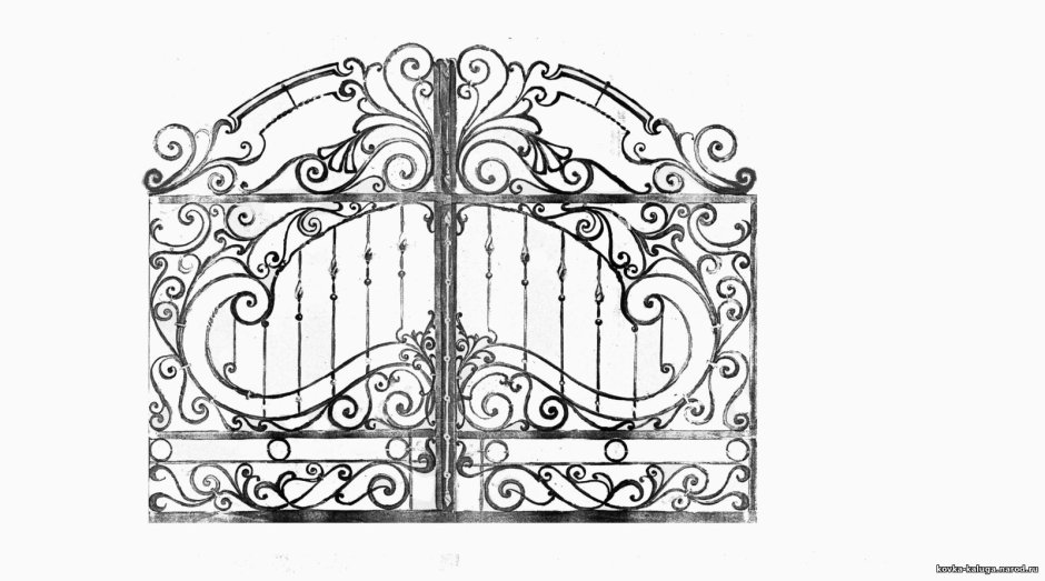 Металлические ворота