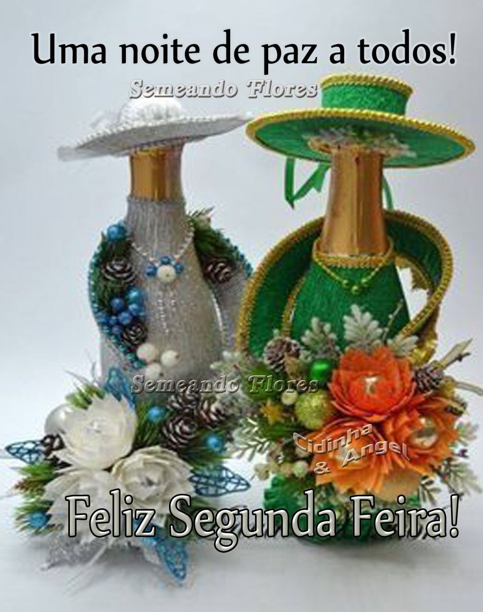 Композиция для украшения бутылки шампанского