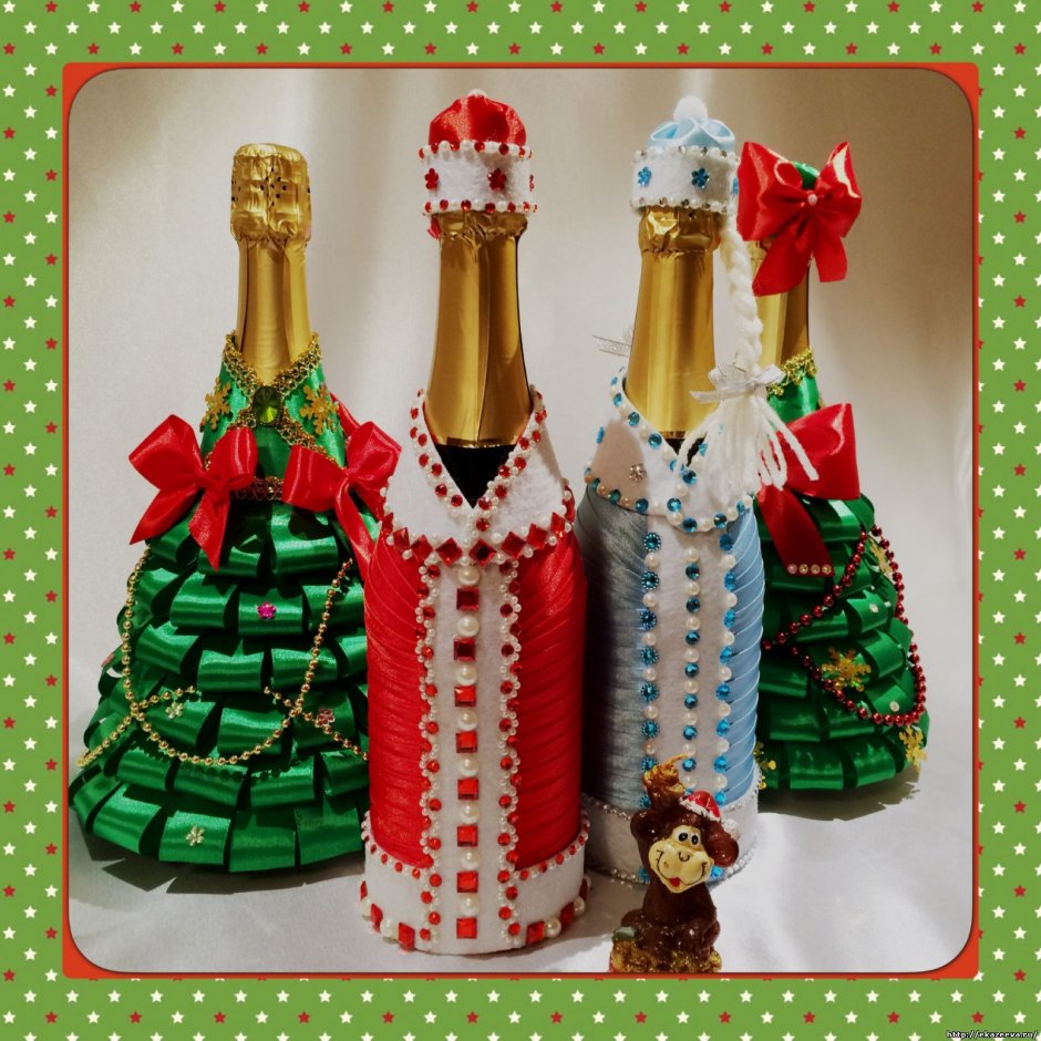 Шампанское на НГ украсить