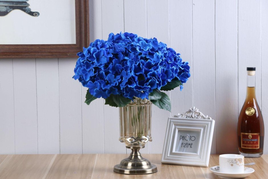 Гортензия синяя искусственная