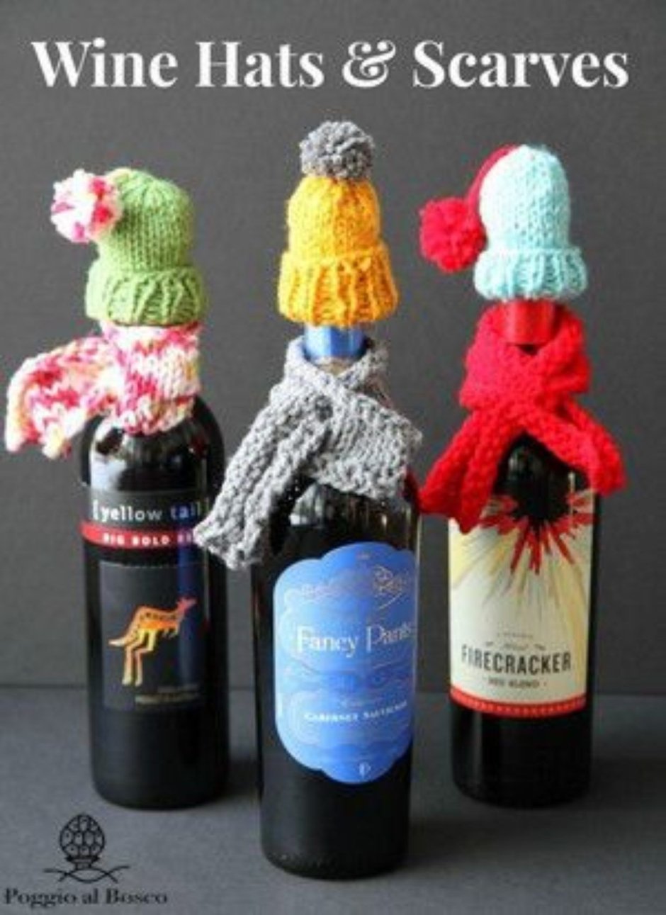 Шапочка на бутылку шампанского